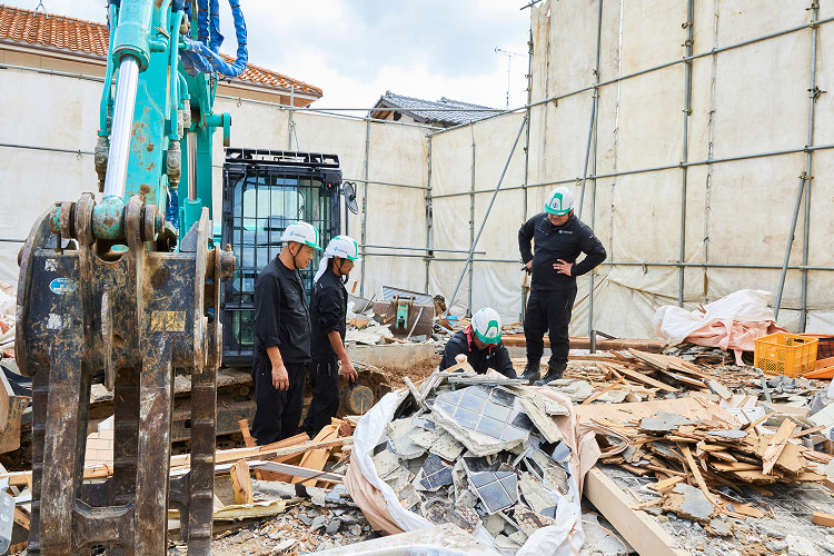 福岡の総合解体業として、幅広いニーズにお応えします。