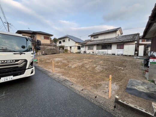 『福岡県小郡市小郡』　軽量鉄骨造二階建家屋　解体工事